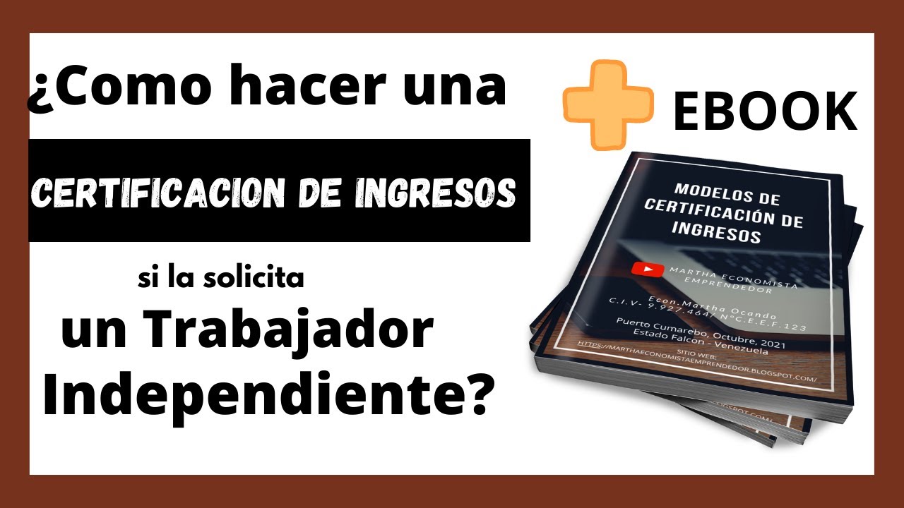 Carta Certificada De Ingresos Para Persona Independiente - Mis Cartas