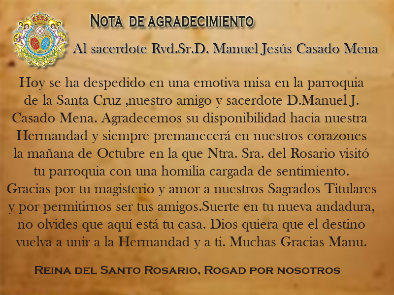 Palabras De Despedida De Un Sacerdote De Su Parroquia