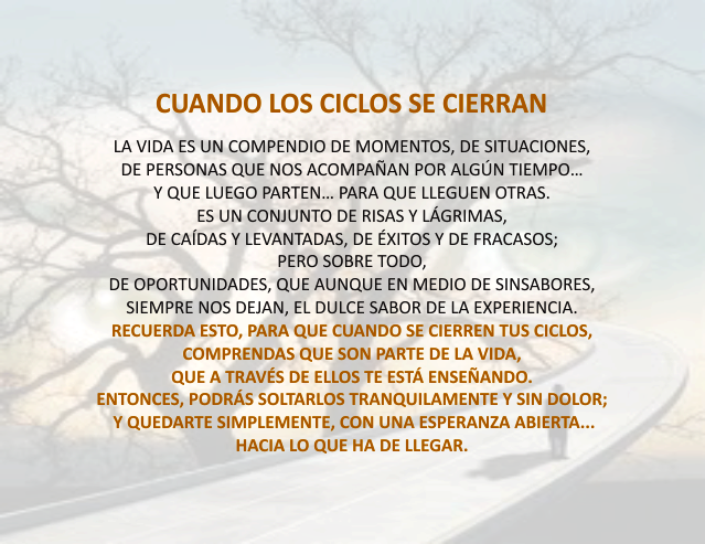 Carta Para Cerrar Un Ciclo Amoroso